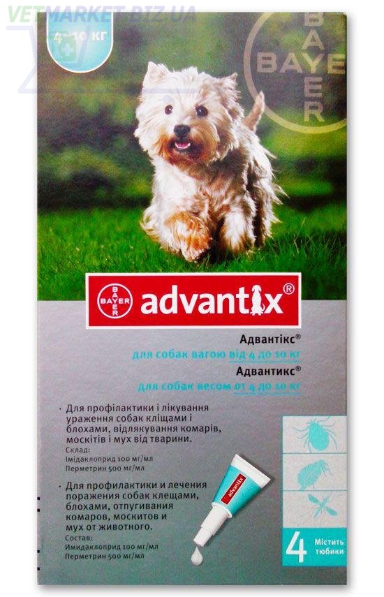 Адвантикс – капли для собак от блох и клещей