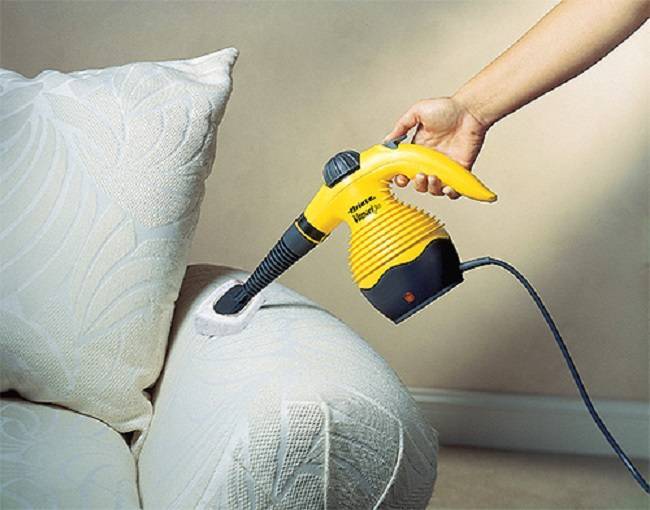 Чистка мебели пароочистителем: как обрабатывать диван паром