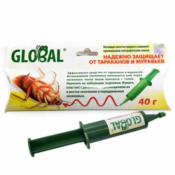 Глобал от тараканов: эфективность, отзывы, инструкция по применению геля и пасты Globol