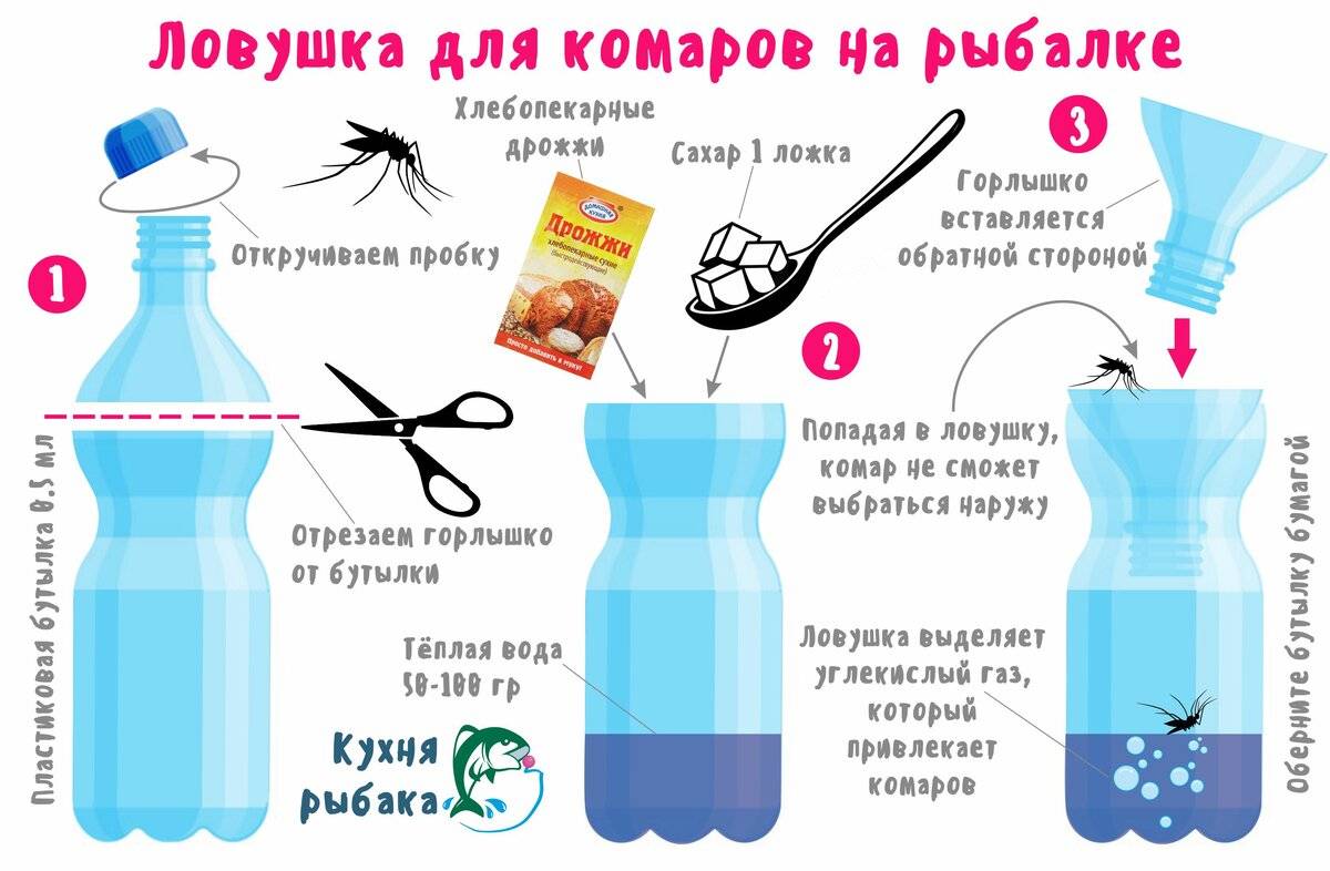 Уличная ловушка для комаров: электрическая, газовая, сделанная из бутылки своими руками