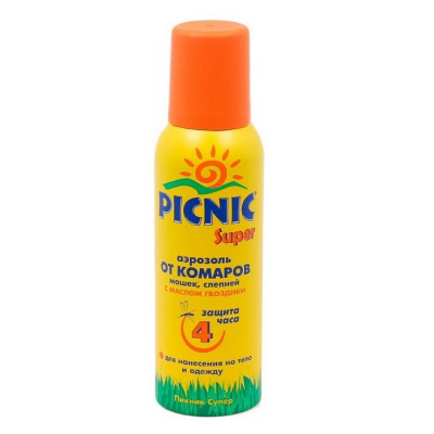 Спрей picnic (пикник) от комаров - инструкция по применению, цена, отзывы