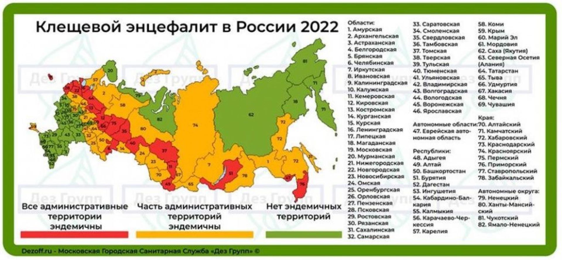Клещи в московской области 2021: опасные районы