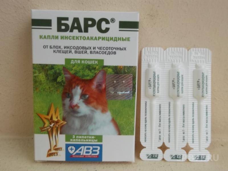 Капли «барс» от блох и клещей для кошек инструкция по применению: состав препарата, дозировка, аналоги