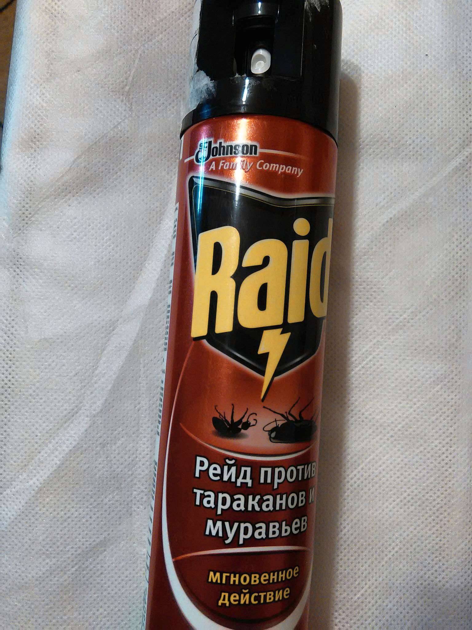 Средство «raid» от тараканов: инструкция + отзывы