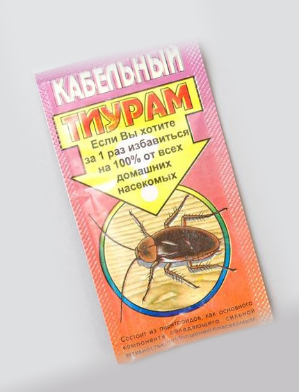 Тиурам от тараканов - инструкция по применению