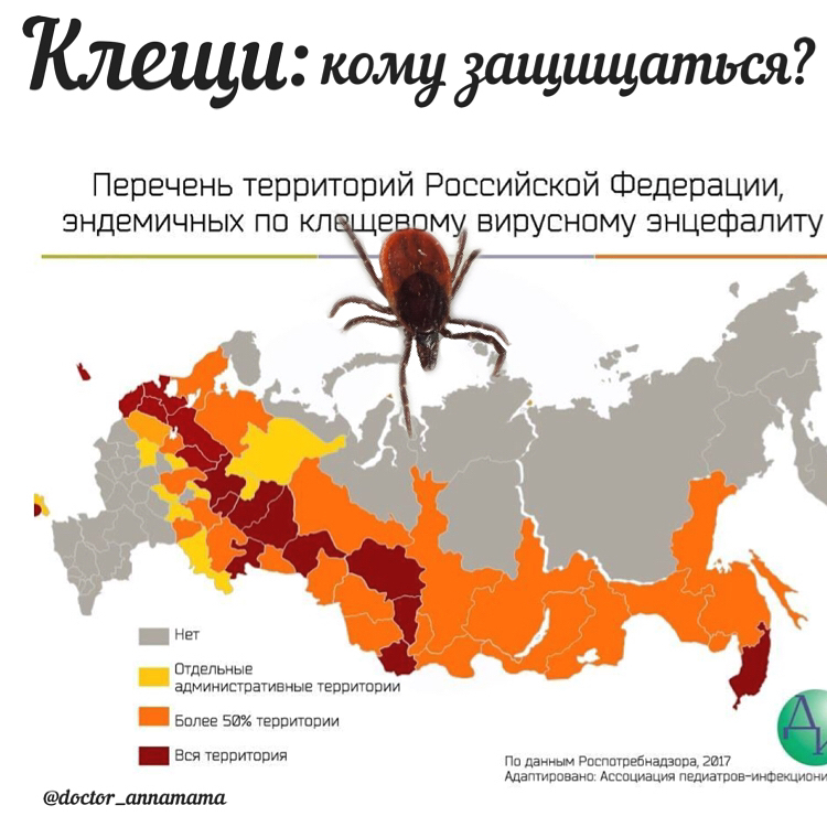 Где обитают энцефалитные клещи в россии