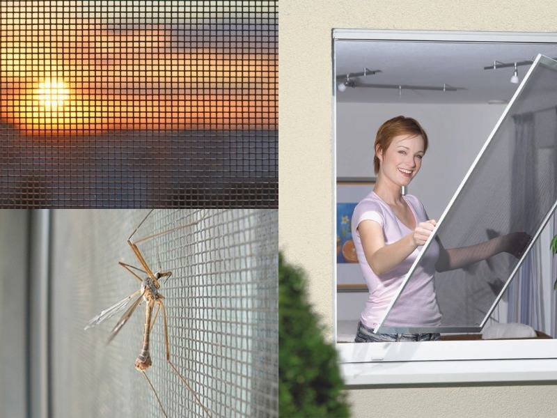Сетки от комаров – виды и описание