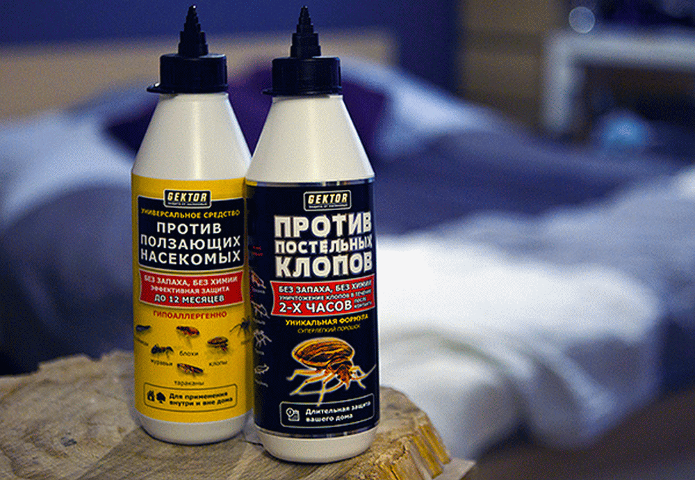 Gektor (гектор): эффективное средство против постельных клопов и ползающих насекомых!