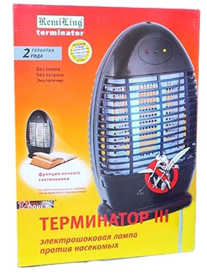 Лампа электрошоковая от насекомых Remiling Terminator 3