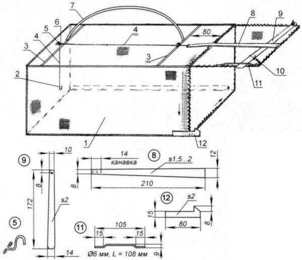 Крысоловка своими руками чертежи