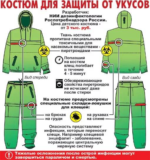 Какой выбрать защитный костюм от клещей? :: syl.ru