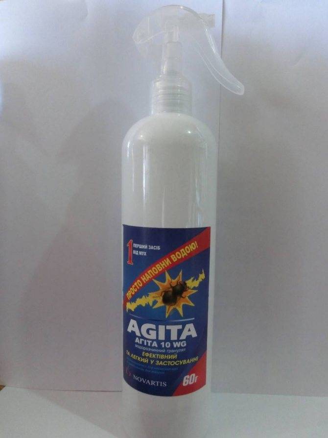 Препарат агита: особенности использования против мух