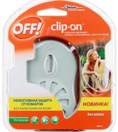 Купить off! (офф) clip-on, прибор на батарейках от комаров