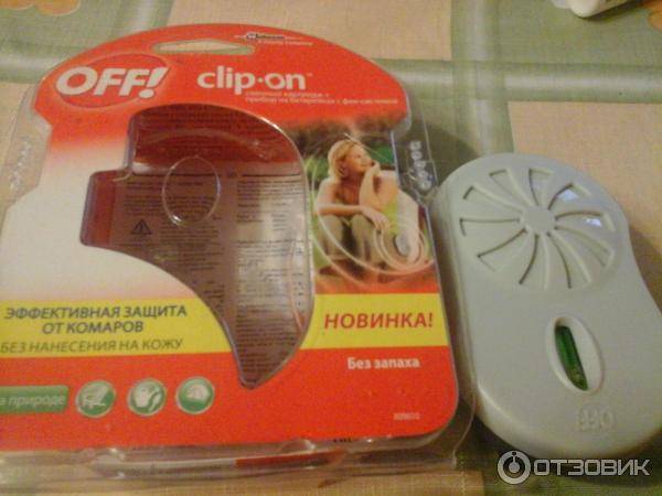 Купить off! (офф) clip-on, прибор на батарейках от комаров