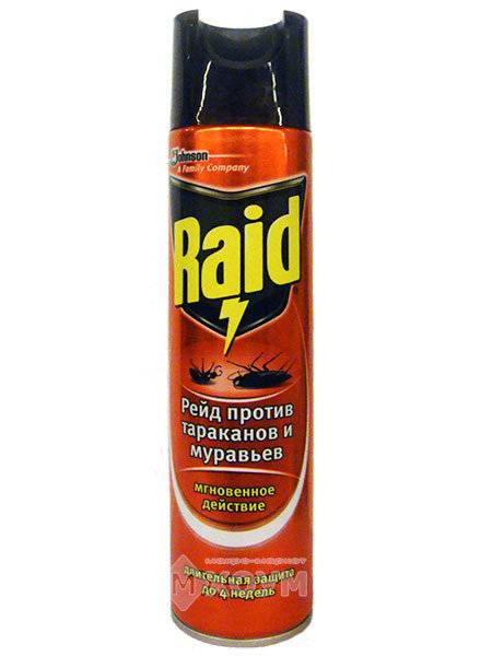 Рейд от тараканов – купить raid, отзывы об аэрозоле рейд