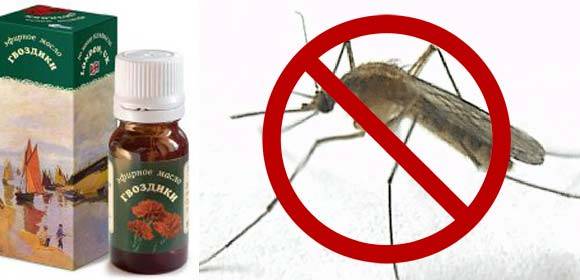 Как применять масло гвоздики от комаров