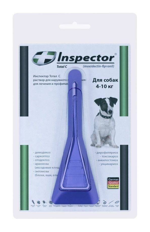 Инспектор – капли для собак: инструкция по применению, отзывы