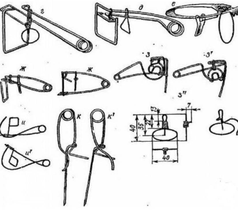 Капкан для крота своими руками чертежи и размеры