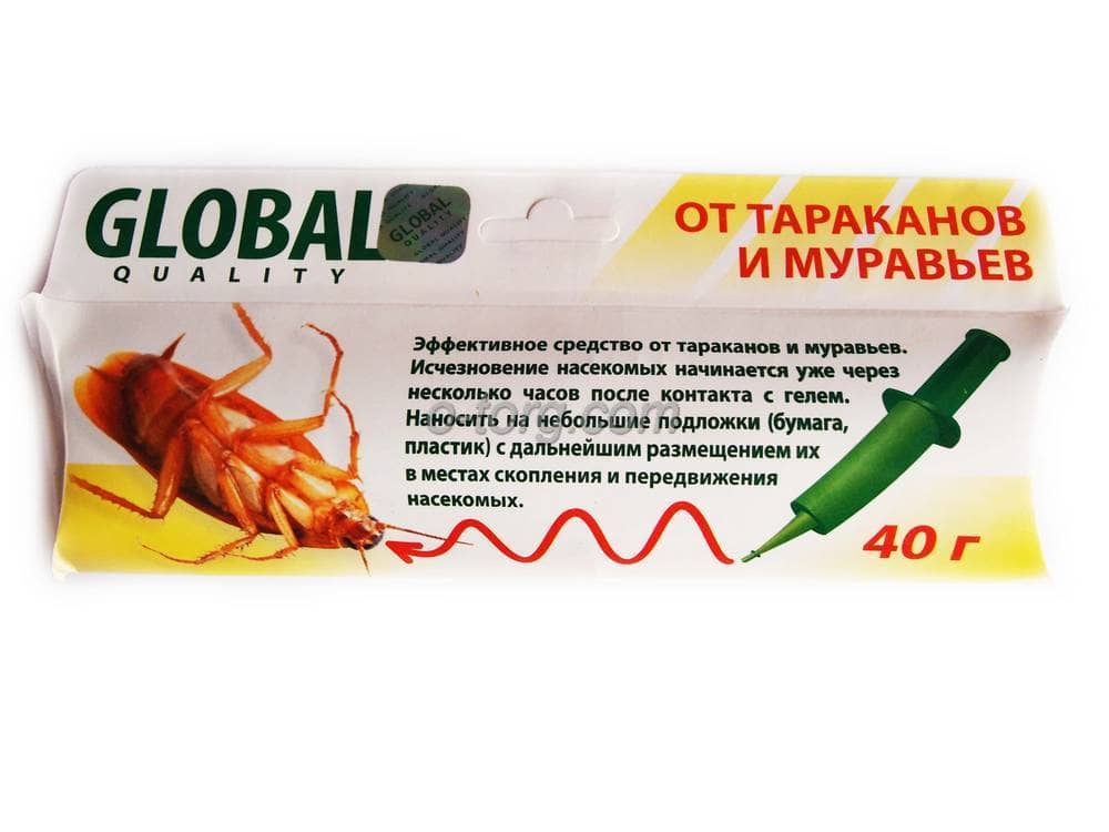Средство от тараканов глобал (global): эффективный гель (отзывы)