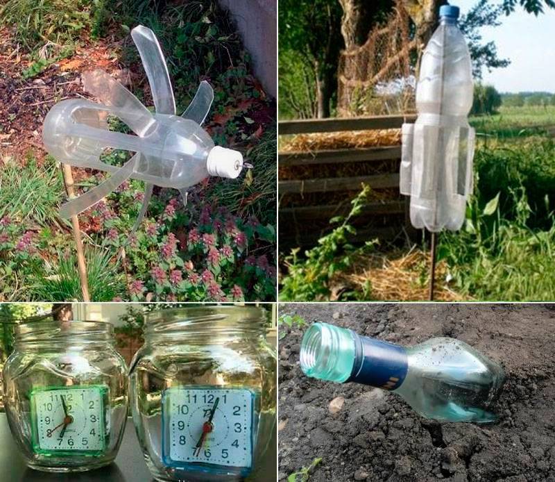 Как сделать своими руками отпугиватель птиц из пластиковых бутылок